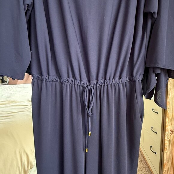 Lauren Ralph Lauren Split Sleeve Navy Jumpsuit  - Picture 7 of 11
